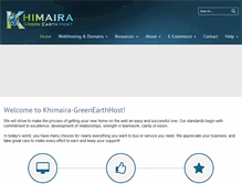 Tablet Screenshot of khimaira.com